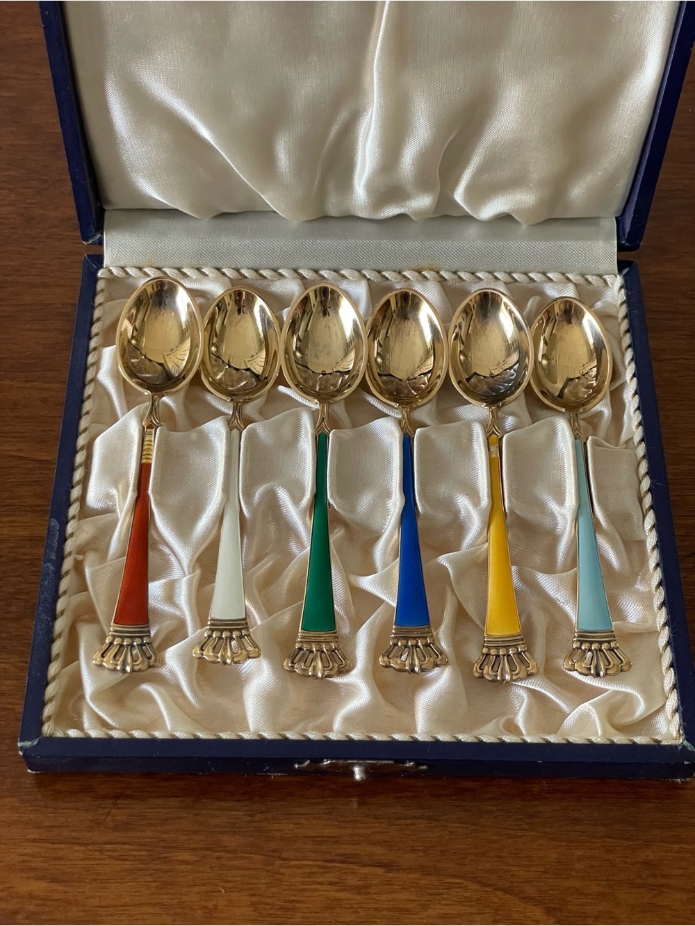 Vintage Danish 925S Sterling Silver Demitasse Spoons – Set of 6